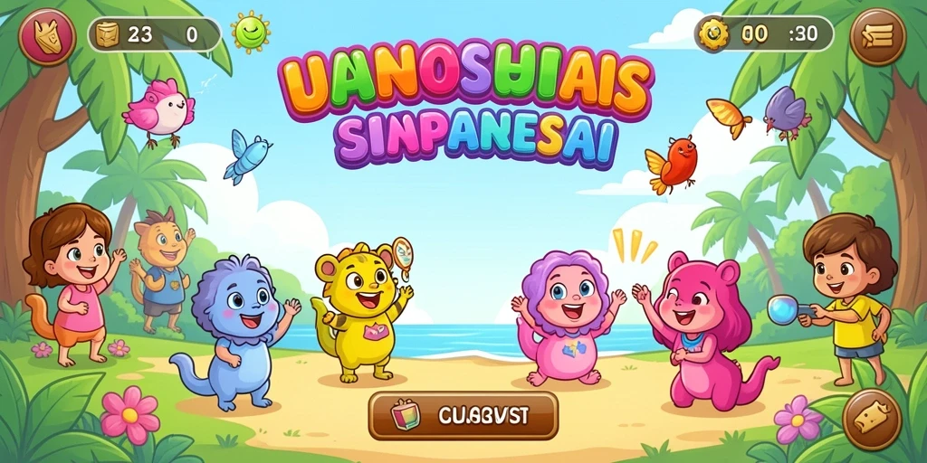 Karakter dengan kemampuan unik siap bertarung.