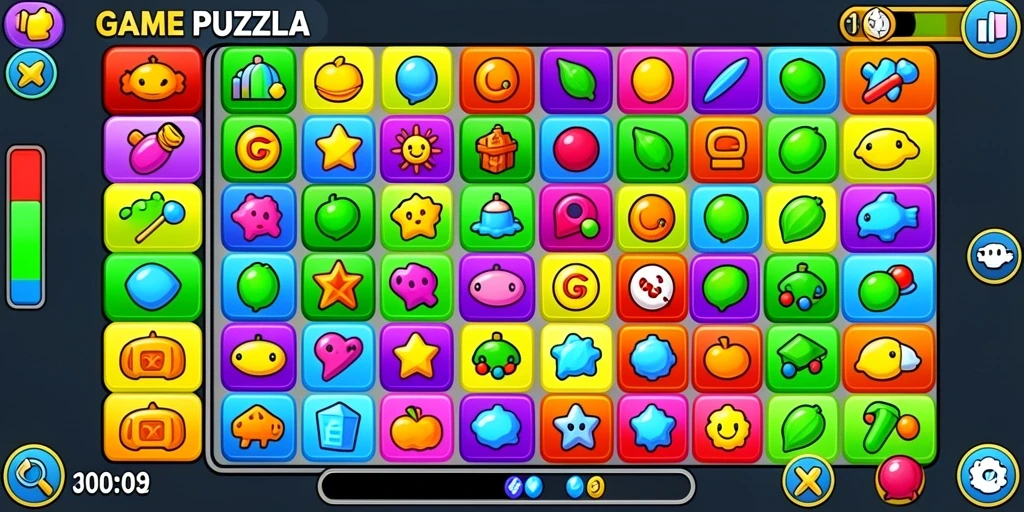 Screenshot permainan yang menunjukkan tantangan di level tertentu.