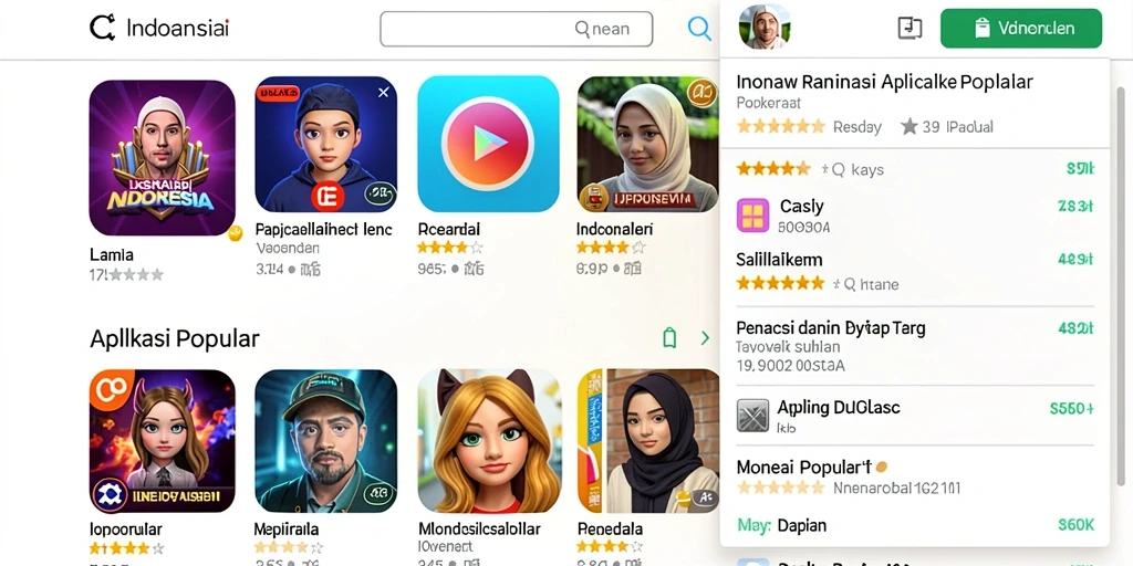 Tangkapan layar memperlihatkan layar menu yang intuitif.
