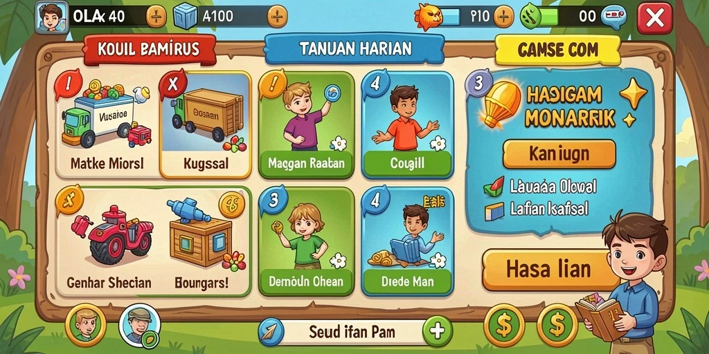 Grafis menarik yang memikat hati.