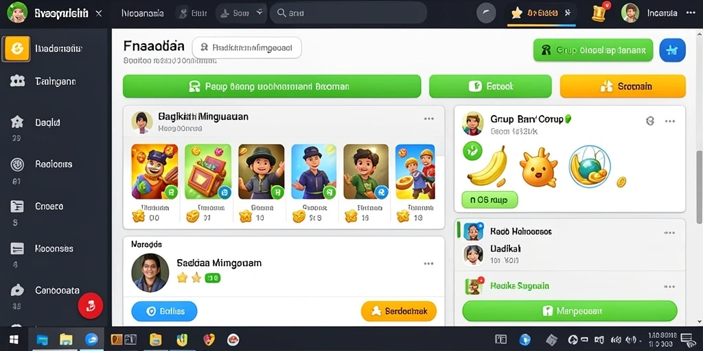 Fitur interaktif yang memudahkan komunikasi antar pemain.